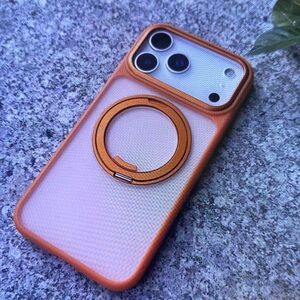 Orange and White Phone Case